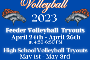 2023 Feeder Volleyball Important Dates